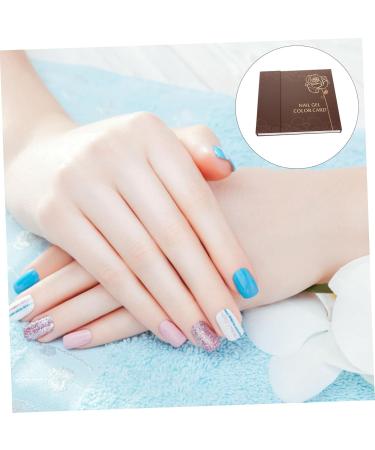 Mikinona 120 Nail Display Color Card Paint Sample Cards Nail Book Nail Art Display Book Nail Polish Color Chart Nail Display Book Nail Gel Polish Nail Tips Color Chart Hair Paper Coating - Buy Online on GoSupps.com