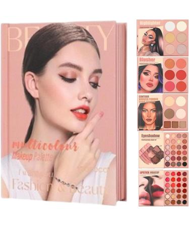  G n rique Colorful Makeup Palette | 67 Colors Bookshaped Eyeshadow Palette - Cosmetic Contouring Kit For Women Adults In Love Family Friend Wife - Buy Online on GoSupps.com