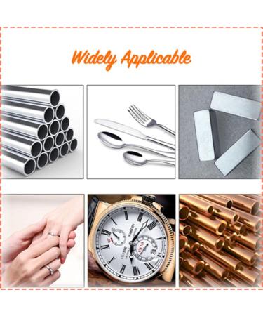 Metal Polish Paste | All Metal Polish Tube Multi Purpose Metal Cleaning Supplies for Silver Copper Brass Chrome Porcelain Rust Removal Coatuiyo - Buy Online on GoSupps.com