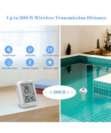 Buy Inkbird IBS-P01R Wireless Pool Thermometer - Floating Digital Thermometer for Accurate Temperature Readings | International Shipping Available - Buy Online on GoSupps.com