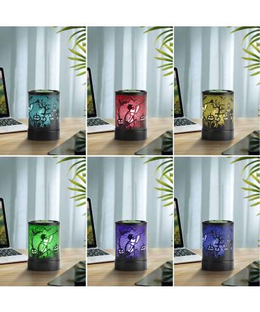Halloween Metal Wax Warmer - LED Fragrant Wax Burner with 7 Colors for Home & Office Decoration - Buy Online on GoSupps.com
