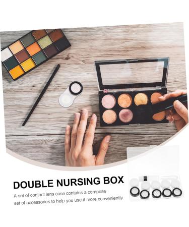 Homsfou 15 STK Duplex Care Box - Lens Holder Kit & Glass Beads Organizer | Easy Storage & Travel Case for Contact Lenses - Buy Online on GoSupps.com
