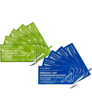One Step 30 x Highly Sensitive Ovulation Strip Tests + 5 x Highly Sensitive Pregnancy Test Strips (tests up to 6 days earlier) - Buy Online on GoSupps.com