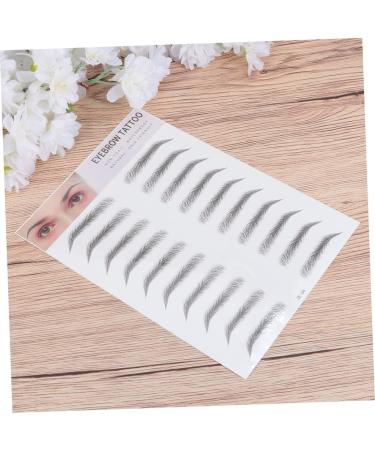 Didiseaon 2pcs 3d Eyebrow Stickers Suit Makeup Eyebrow -like Imitation Eyebrow Cosmetic Transfer Stickers 6d - Buy Online on GoSupps.com