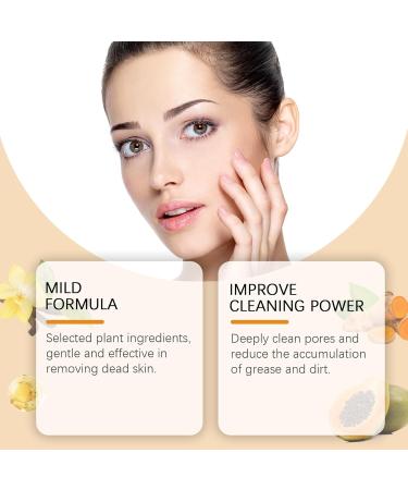 FFEEJ Gentle Exfoliating Cleanser Daily Facial Cleanser For Deep Cleansing Oil Control & Hydration Leaves Skin Smooth & Soft - Buy Online on GoSupps.com