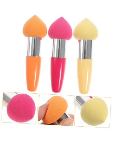 Shop Housoutil 3pc Foundation Sponge & Brush Set | Powder & Concealer Brushes for Flawless Makeup - Travel-Friendly Makeup Tools - Buy Online on GoSupps.com