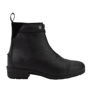 Suedwind riding boot "Icelock FZ Eco" with zipper at the front |Robust leather |Great fit |Icelock sole for maximum grip |Shoes lined with teddy fur |Gr.37-43 |Black 37 EU narrow black