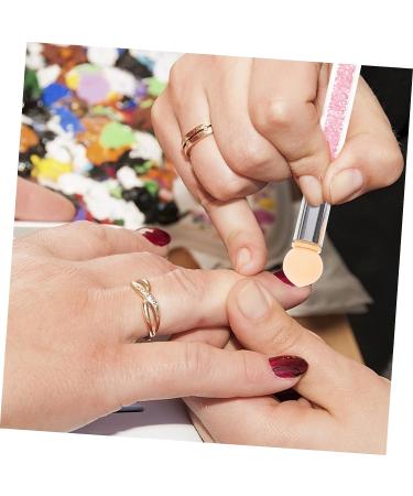 Mikinona Gradient Painting Eyeshadow Nail Kit | 4pcs Dual Brush Manicure Set with Rhinestone Pen Builder | Makeup Sponge, Round Tools Included | Pink | 16X2X2CMx2pcs - Buy Online on GoSupps.com