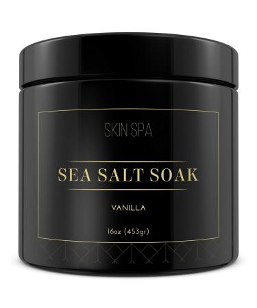 Mineral Sea Salt Soak - Vanilla 16oz (453gr)