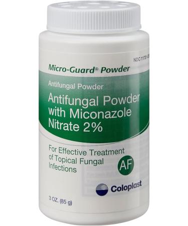 Coloplast Micro-Guard Anti-Fungal Powder 3 oz (12 Pack) - Powerful Protection Against Fungal Infections - Buy Online on GoSupps.com