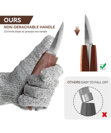 Tekchic Wood Carving Tools Whittling Kit - Deluxe Spoon Carving Knife Set for Beginners | 13 Knives with Leather Case - Buy Online on GoSupps.com
