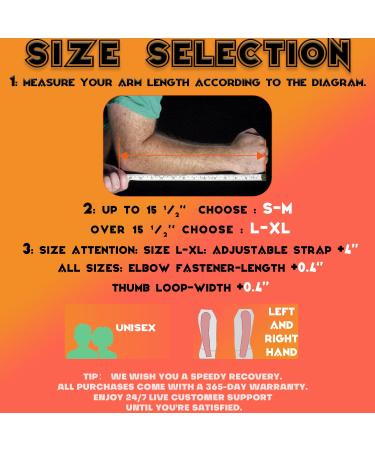 Arm Sling for Men & Women - Adjustable Shoulder Immobilizer for Elbow Wrist & Shoulder Injuries | S-M Size - Buy Online on GoSupps.com