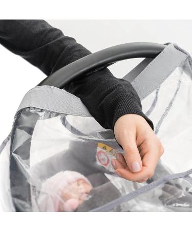 Zamboo Universal Infant Car Seat Raincover - Ideal Air Circulation, Roll-Up Window, Grey - Buy Online on GoSupps.com