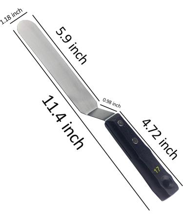 5pcs Large Painting Knife Set by AebDerp - Stainless Steel Palette Knives for Artists - Buy Online on GoSupps.com