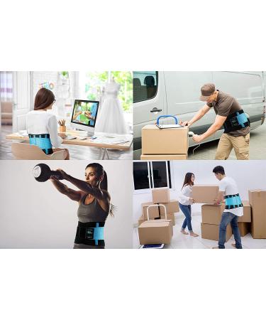 Vitalbak Back Bandage for Men & Women | Relieves Hip & Back Pain | Lumbar Support Belt with Two Settings - XL Blue - Buy Online on GoSupps.com