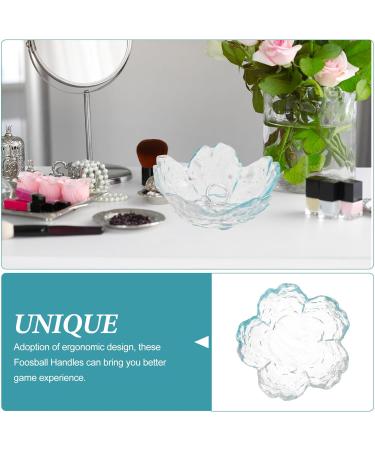 Baluue Glass Nail Soaking Bowl Flower Finger Bowl Nail Gel Polish Remover Bowl Manicure Soaker Bowl for Fingernail Toenail Caring Soak Off - Buy Online on GoSupps.com