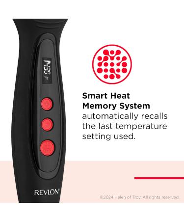 REVLON SmoothStay XL Straightening Brush | Coconut Oil-Infused Ceramic Hair Straightener for Shiny Smooth Frizz-Free Hair - International Shipping Available - Buy Online on GoSupps.com