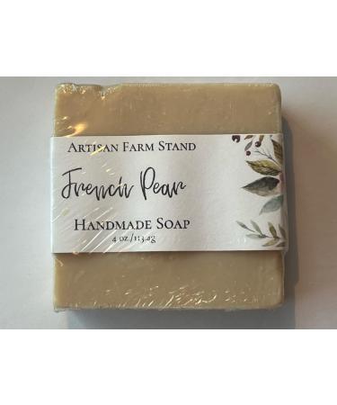 French Pear Handmade Soap 4 oz.