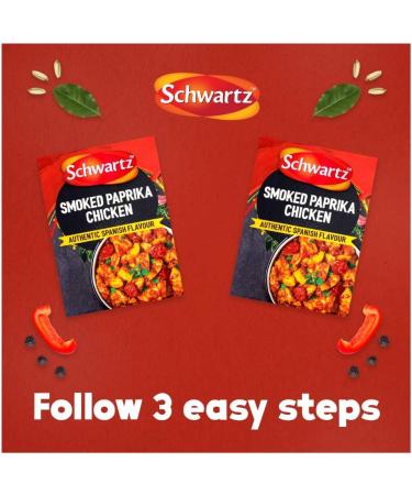 Schwartz Smoked Paprika Chicken Recipe Mix 28 g - Buy Online on GoSupps.com
