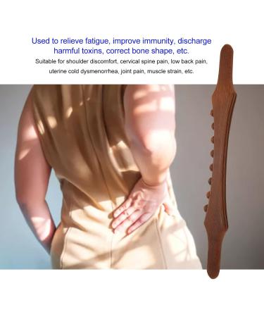 Wooden Scraper Rod - 8 Massage Points for Muscle Relaxation & Tiredness Relief | Perfect for Beauty Salons - International Shipping - Buy Online on GoSupps.com