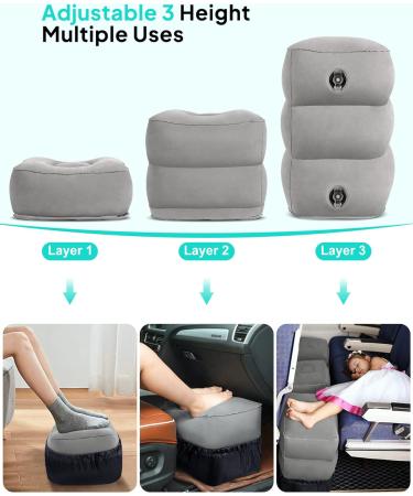 BLABOK Inflatable Foot Pillow Grey-C52 - Reduce DVT Risk Effectively - Buy Online on GoSupps.com
