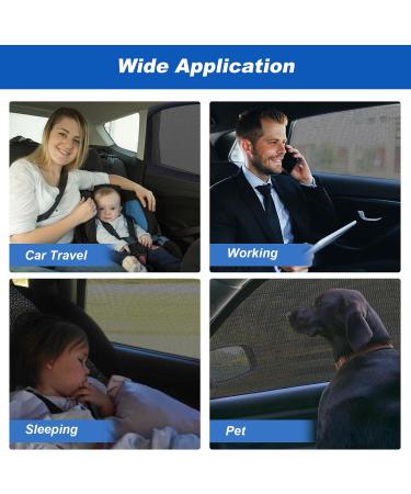 2 PCs Universal Car Sun Visor - UV Protection for Babies Children & Pets | Side Window Sunshade for Ultimate Sun Protection - Buy Online on GoSupps.com