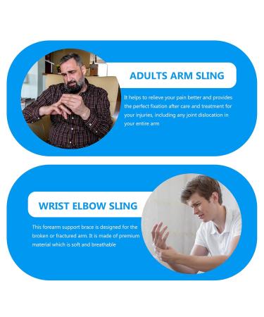 Buy Blue Strap Wrist Brace & Forearm Supporter | Thumb Stabilizer & Splint for Wrist Pain Relief International Shipping Available - Buy Online on GoSupps.com