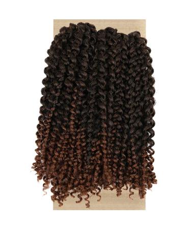 Lady Miranda Afro Kinky Curly Braiding Hair Extensions 10 Inch 3X Braid Synthetic Hair- Black&Brown 1B/30 - Buy Online on GoSupps.com