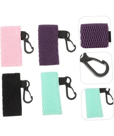 Didiseaon 12 Pcs Lip Cases Lip Gloss Holder Cover Lip Gloss Holder Keychain Keyring Lipstick Clip-On Sleeves Polyester - Buy Online on GoSupps.com