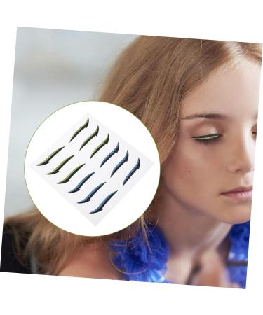 Angoily 36 Pairs Glitter Eyeliner Adhesive Eyeliner Stickers Green Tape Double Eyelid Strips Flash Tool Miss - Buy Online on GoSupps.com