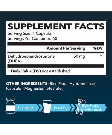 HAVASU NUTRITION DHEA 50mg Supplement (60 Servings) & Saw Palmetto Capsules (100 Servings) - Buy Online on GoSupps.com