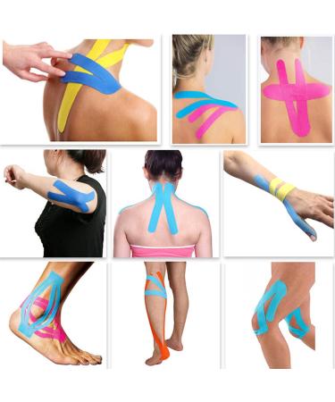 ATETEO Pink Kinesiology Tape - Medium Size 5m x 3.8cm - Buy Online on GoSupps.com