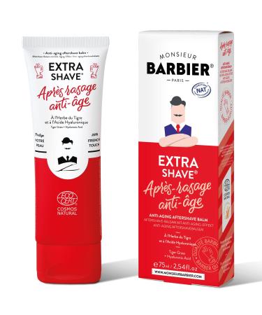 Balsam after shaving by Mr. Barbie of course vegan French repairing and anti-aging properties RGNA activators & hyaluronic acid |Scar effect on microscut |75 ml 75 ml (1 Pack)