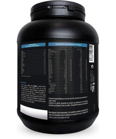 Ripped Max Casein | EAFIT | Slow Assimilation Casein 100% Micellar + Vitamins and Minerals (Magnesium Iron) | High in Protein | Mixing Powder in Shaker for Sports | Vanilla | 750g - Buy Online on GoSupps.com