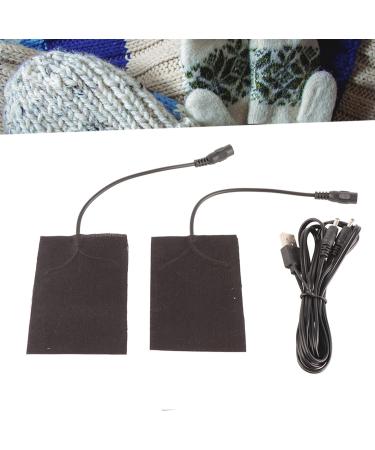 VGEBY Portable 5V Carbon Fiber Heating Pad - USB Electric Hand Warmer & Fever Heating Mat Set - Ideal for Home & Travel - Buy Online on GoSupps.com