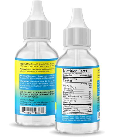 Niwali Alka Lizer Antioxidants 1oz Liquid Magnesium Supplement - pH Balance, Electrolyte Water Drops with Potassium - Unflavored, 30 Servings - Buy Online on GoSupps.com
