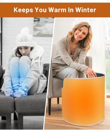 Electric Foot Warmer - Nalezuns 170W Heated Blanket with 3 Settings Waterproof & Fast Heating up to 70 C 130x50cm Lounge & Desk Comfort - Buy Online on GoSupps.com
