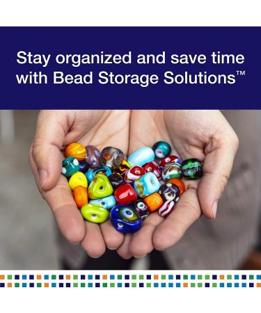 Elizabeth Ward 3pc Clear Plastic Bead Storage Containers - Large Size for Organizing Jewelry Making and Craft Supplies - Secure Snap Shut - 3x2x1-1/8 (EWC0518) - Buy Online on GoSupps.com