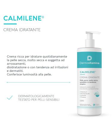 Dermovitamina Calmilene Crema - Soothing Skin Relief Cream for Dry & Sensitive Skin | International Shipping Available - Buy Online on GoSupps.com