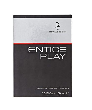 ENTICE PLAY BY DORALL COLLECTION COLOGNE FOR MEN 3.3 OZ / 100 ML EAU DE TOILETTE SPRAY - Buy Online on GoSupps.com