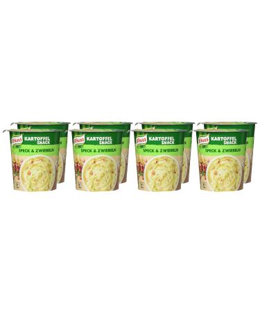 Buy Knorr Potato Snack Bacon & Onions - Quick 5-Minute Delicious Potato Dish | 8x58g - International Shipping Available - Buy Online on GoSupps.com