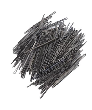 Hair Pins Washable Round Edge Alloy Material Portable Women Flat Hair Clips Black Multifunctional Makeup Home Salon