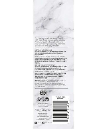 Baylis & Harding Elements Body Wash Bundle - White Tea & Neroli, Pink Blossom & Lotus Flower - 6 x 500ml Bottles - Vegan Friendly - Buy Online on GoSupps.com