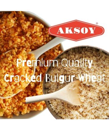 Premium Aksoy Cracked Wheat Coarse Bulgur 5KG - 5.0 Kilograms - Buy Online on GoSupps.com