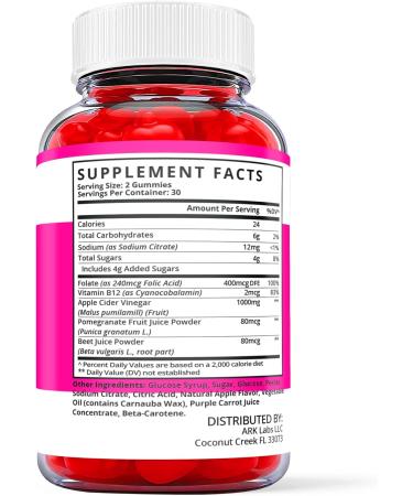 Be Vital Keto Gummies - 2 Pack ACV & B12 Weight Loss Formula - Vegan - 120 Gummies - Buy Online on GoSupps.com