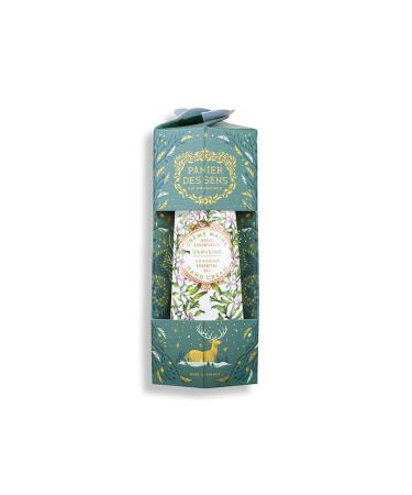 Panier des Sens - Small Hand Cream Verbena Hydrating Hand Cream Christmas Collection - With Shea Butter and Olive Oil - 97% Natural Ingredients - Christmas Edition - 30 ml