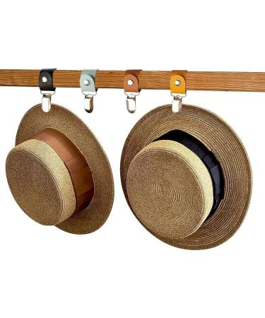 Hat Clip for Travel  Hat Clip for Travel on Bag  PU Leather Hat Clip  Multifunctional Duckbill Hat Clip Outdoor Hat Companion Black&brown - Buy Online on GoSupps.com