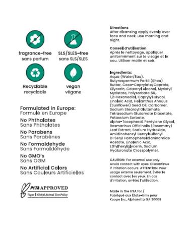 Koope Heavyweight Face Cream Moisturizer For Dry Skin Strengthen Skin Barrier with Peptides Ceramides Hyaluronic Acid Rosemary Extract Free of Parabens Sulphates & Fragrances Vegan 1.69 FL OZ - Buy Online on GoSupps.com