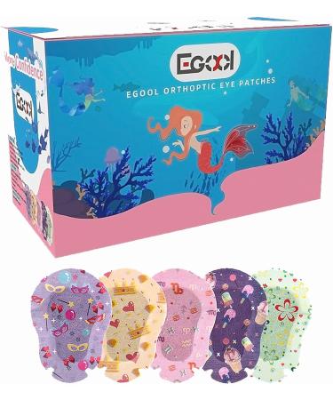 Adhesive Eye Patches for Kids - Cute Girls Design 100 Hypoallergenic & Breathable Patches for Lazy Eye Treatment - Buy Online on GoSupps.com