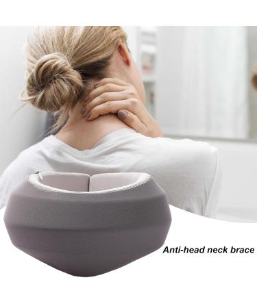 Neck Brace Neck Support - Foam Neck Brace Soft Cervical Collar Neck Brace to Relieve Spinal Pressure Stabilize for Sleeping Gray - Buy Online on GoSupps.com